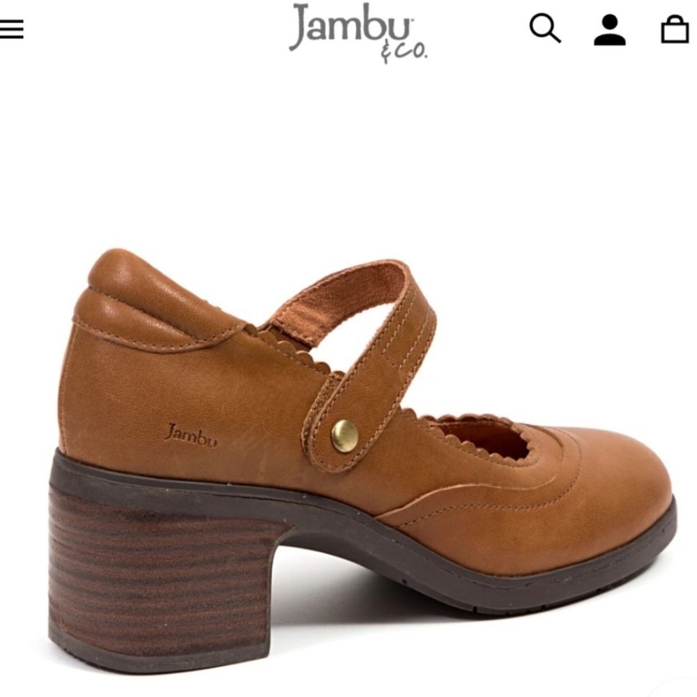 Jambu-The Vanessa Mary Jane in Light Brown - Picture 3 of 10